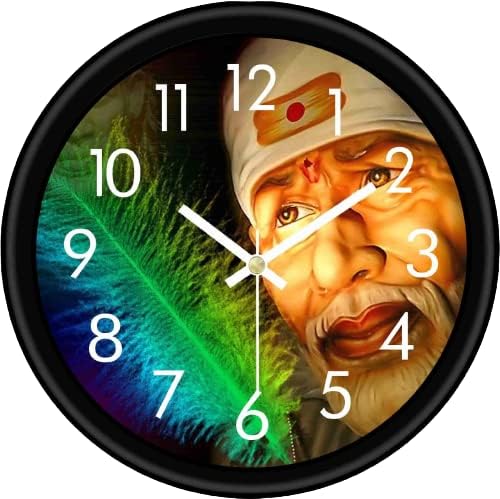 MEMORY MAKERS Wall Clock with Colourful Face Design, 30 cm Diameter