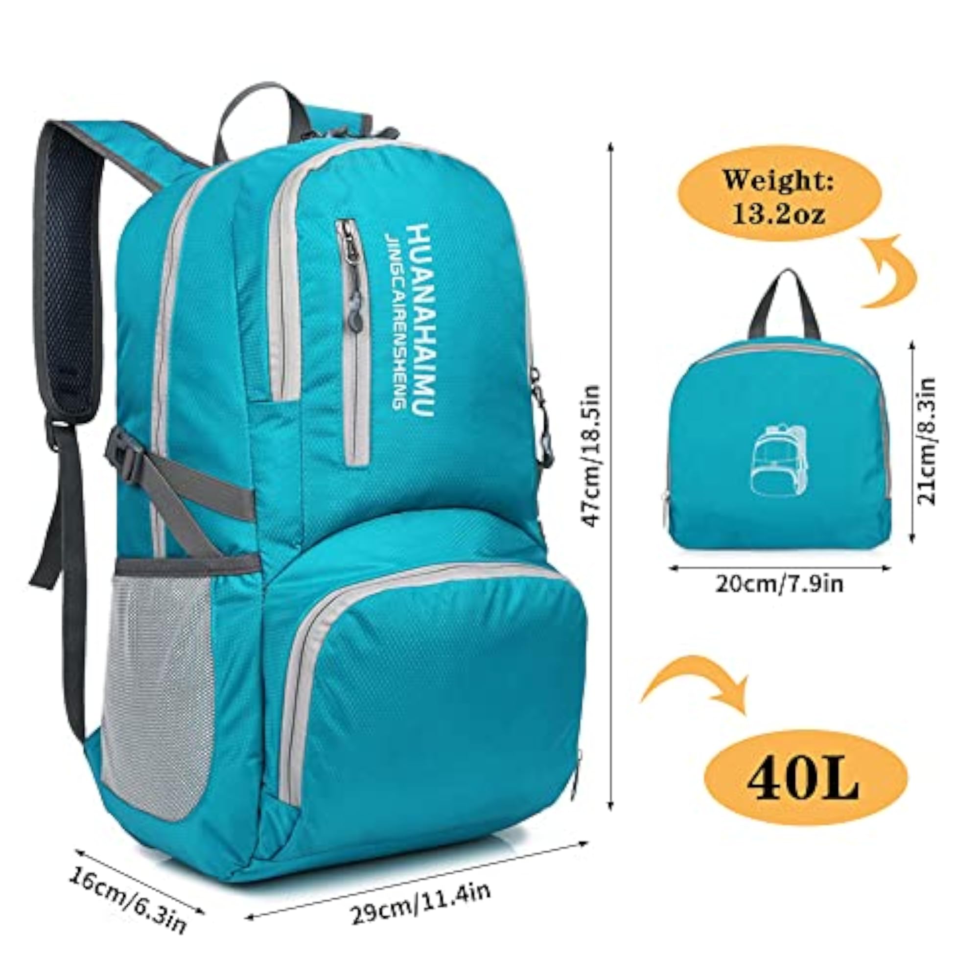 Lightweight Foldable Waterproof Backpack for Travel