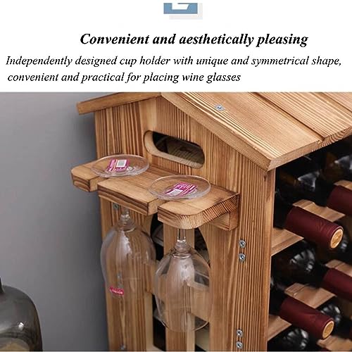 Soporte para Botellas de Vino de Madera Pine 12 Botellas miniatura 4