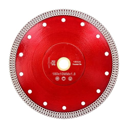 GYAEBCOP 1Pc 7“/180mm Diamond Blade Wet Cutting On Granite,Marble Slate & Porcelain Tile