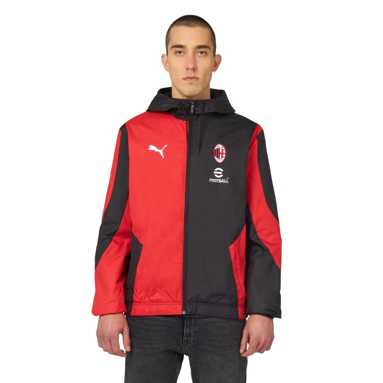 PUMA Unisex Jacke mit Reißverschluss und Kapuze Jacke
