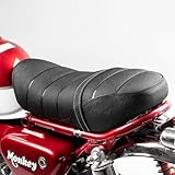 HI-LINEソローシート ホンダ モンキー 125 (JB02 JB03 JB05)カスタムシート タンデムシート ピニオンシート 黒 二人乗り 外装 カスタムパーツ (ブラック)