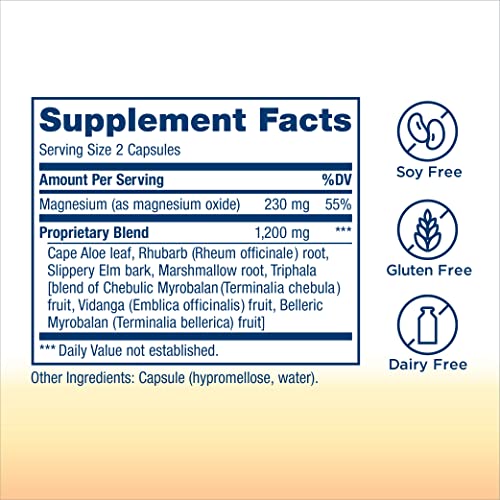 Renew Life Detox Cleanse More, Helps Reduce Bloating & Restore Regularity, Overnight Constipation Relief, Soy, Dairy & Gluten Free, 30 Capsules #TOP1