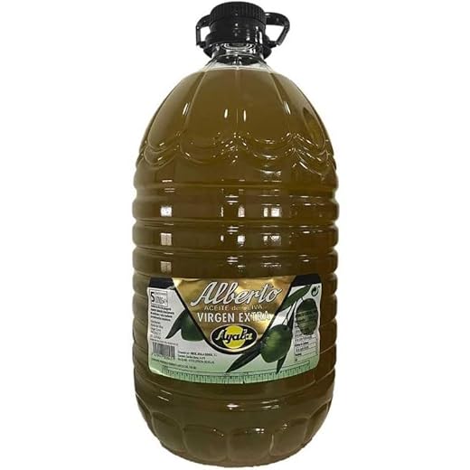 Aceite de Oliva Virgen Extra Sin Filtrar 5L - Prensado en Frío, Calidad Gourmet, Sabor Suave y Afrutado, Producto Español