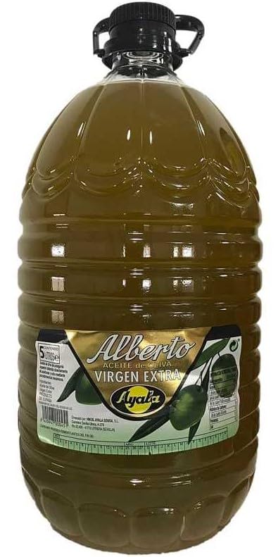 Aceite de Oliva Virgen Extra Sin Filtrar 5L - Prensado en Frío, Calidad Gourmet, Sabor Suave y Afrutado, Producto Español