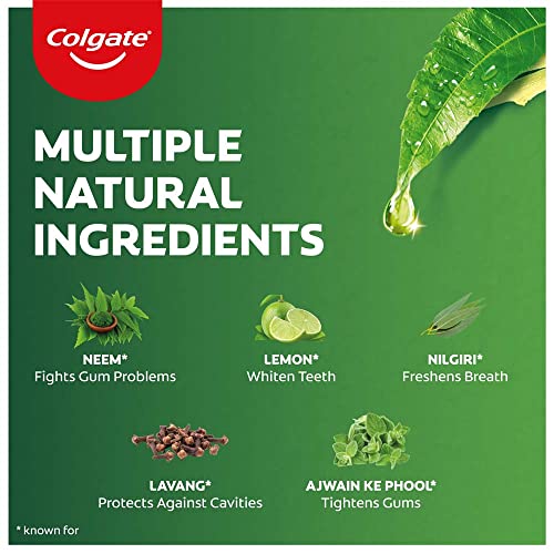 Image of Colgate Active Salt Neem Toothpaste, Germ Fighting Toothpaste For Healthy, Tight Gums, Oral Care 200G
