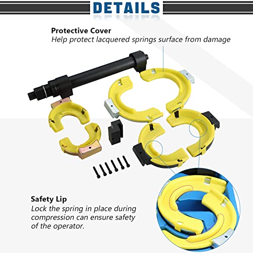 Dasbet Macpherson Interchangeable Fork Strut Coil Spring Compressor Extractor Replace For B-Mw Mercedes #TOP4