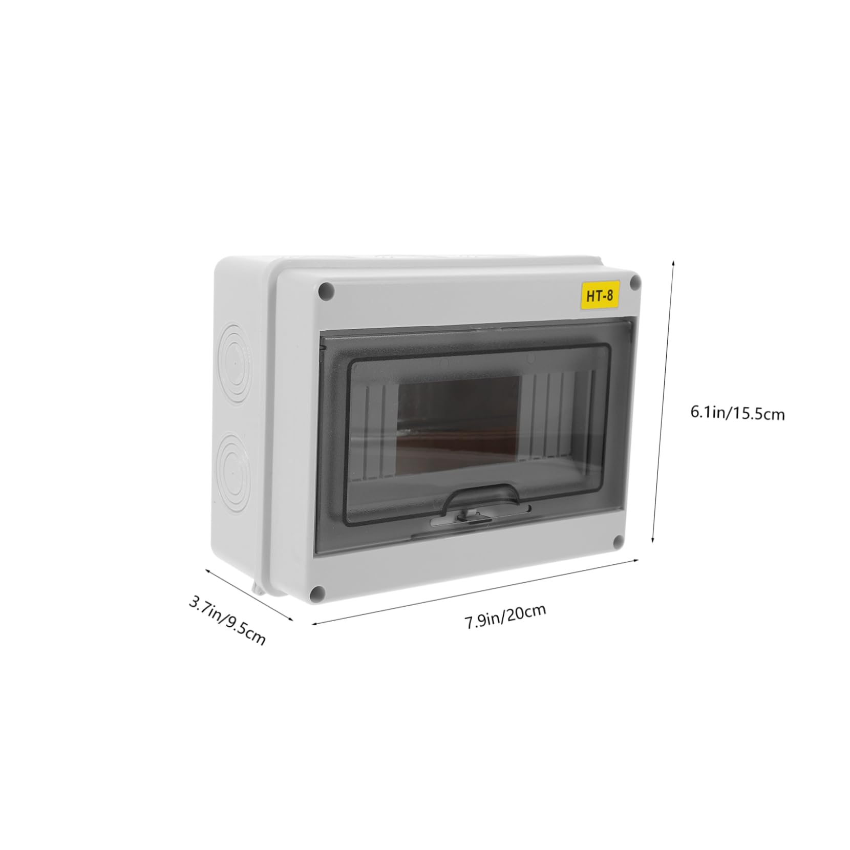 Caja Eléctrica Estanca de Abs, Distribución Exterior para Cableado, Gran Capacidad y Montaje Sencillo en Instalaciones Eléctricas