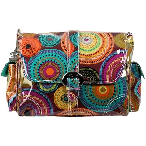 Kalencom Laminated Buckle Bag, Tequila Cover