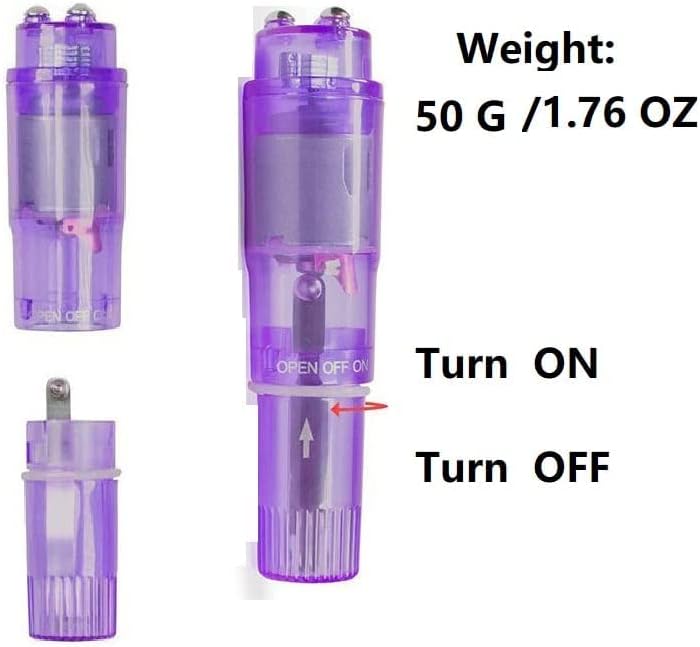 Miniatura 6 de Mini portátil pequeña herramienta de masaje vibratorio 4 cabezas masajeador bolsillo juguete para mujeres cuello, hombro, cara, espalda, pies,