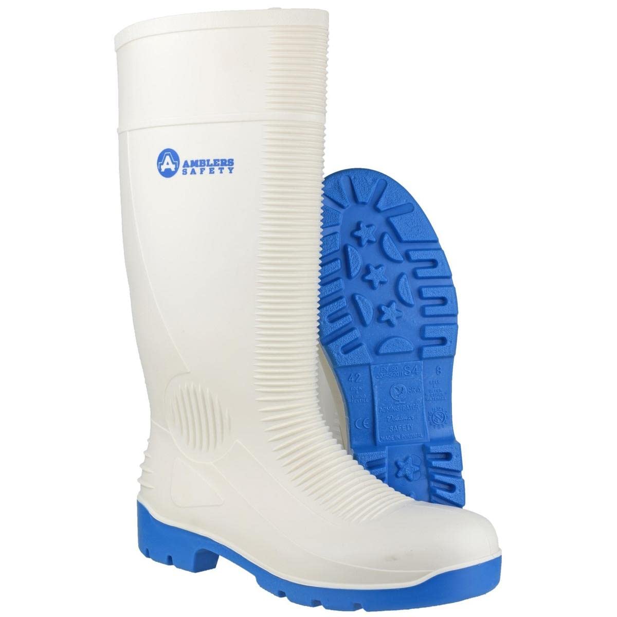 Amblers - Bottes de sécurité - Homme (42 FR) (Blanc)