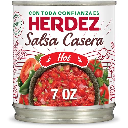 HERDEZ Salsa Casera, Hot, 7 oz Can (12 Pack) - image 2