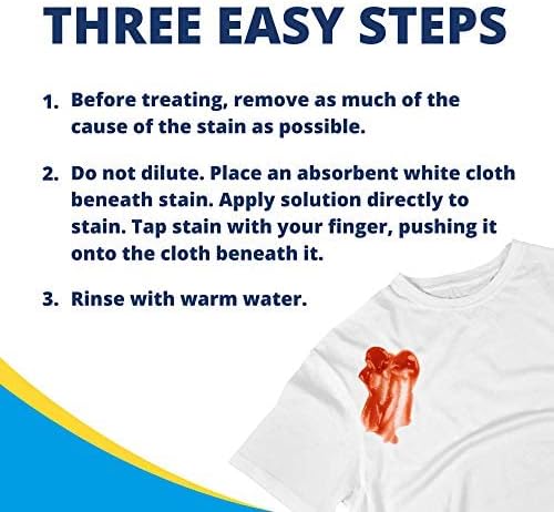 Carbona Stain Devils® #2 - Ketchup, Mustard & Chocolate | Professional Strength Laundry Stain Remover | Multi-Fabric Cleaner | Safe On Skin & Washable Fabrics | 1.7 Fl Oz, 3 Pack
