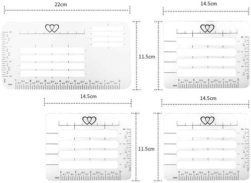 Miniatura 8 de Exceart - Plantilla de 4 estilos para tarjetas de agradecimiento para el día de la madre (4 unidades)