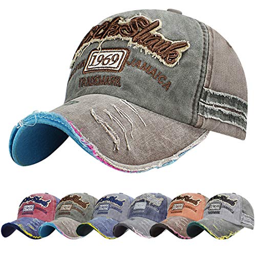 Voqeen Gorra de Béisbol Vintage Bordado 1969 Recuerdo Presente, 50 Cumpleaños Sombrero