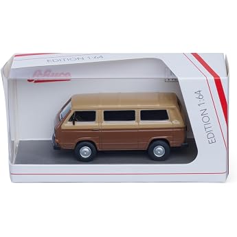 Schuco 164 VW T3 Bus Brown/Beige - High Quality Diecast Model Car in Scale 164 Model Car 164 Car Collector's Model