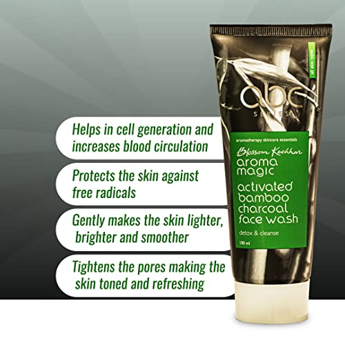 Aroma Magic Activated Bamboo Charcoal Face Wash 100 Ml - Image 5