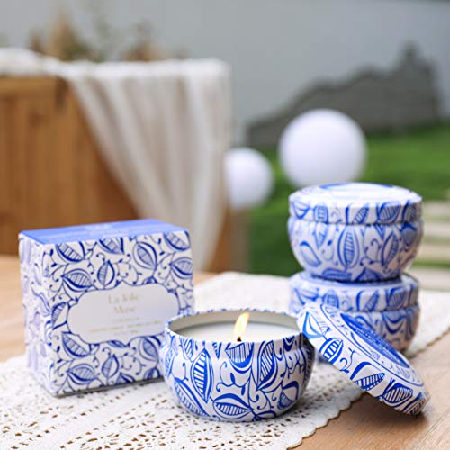 La Jolie Muse Citronella Candles Outdoor Large, Natural Soy Wax Citronella Candles Indoor Set Of 3, 14.1 Oz, 6.5 Oz #TOP7