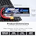 Zeee 2S Lipo Battery 7200mAh 7.4V 120C Soft Pack Battery with XT60 Connector for RC Car Truck RC Vehicles Truggy Buggy Tank Helicopter Airplane Racing Models(2 Pack)