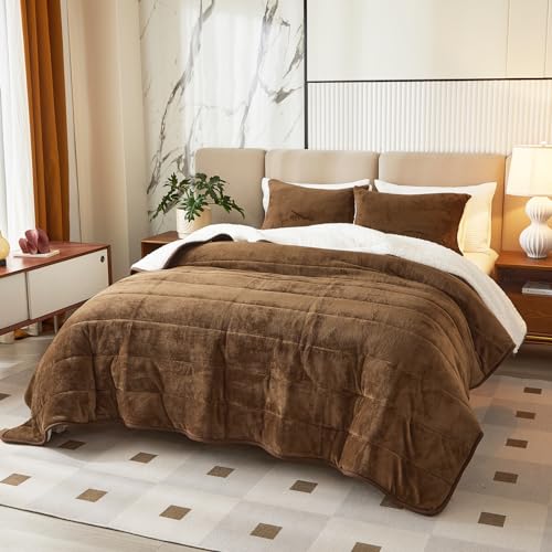 3-Layer Sherpa Blanket Set