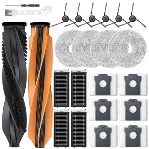 24 Stück Zubehörset für Dreame X50 Ultra Complete/L50 Pro Ultra/X50 Master Staubsauger, Ersatzteile für Dreame L50 Ultra/L40s Pro Ultra Roboterstaubsauger