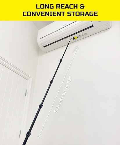 Miniatura 3 de Barra de extensión de sección de aluminio ligero de 55 pulgadas (55.1 in) compatible con todas las cámaras de inspección de hurones