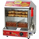 Paragon 8020 Hot Dog Hut Steamer Merchandiser for Professional Concessionaires Requiring Commercial Quality & Construction