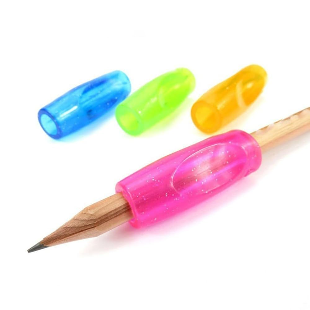 Amazon | luzen ソフトジェルラバーペン 鉛筆筆記補助具 8本 ほとんど