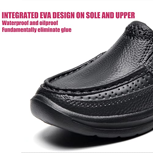 DirraBra Men's Arch Support Orthopedic Slip on Mules,Baotou Backless Plantar Fasciitis Relief Mules Slippers Breathable Outdoor Casual Non-Slip Driving Loafers2