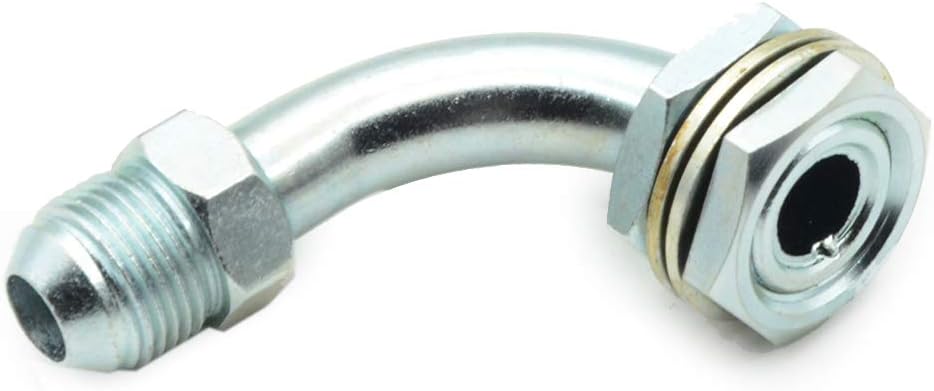 Turbo Oil Pan Return/Drain Plug Adapter Fitting to 10AN 90DEG