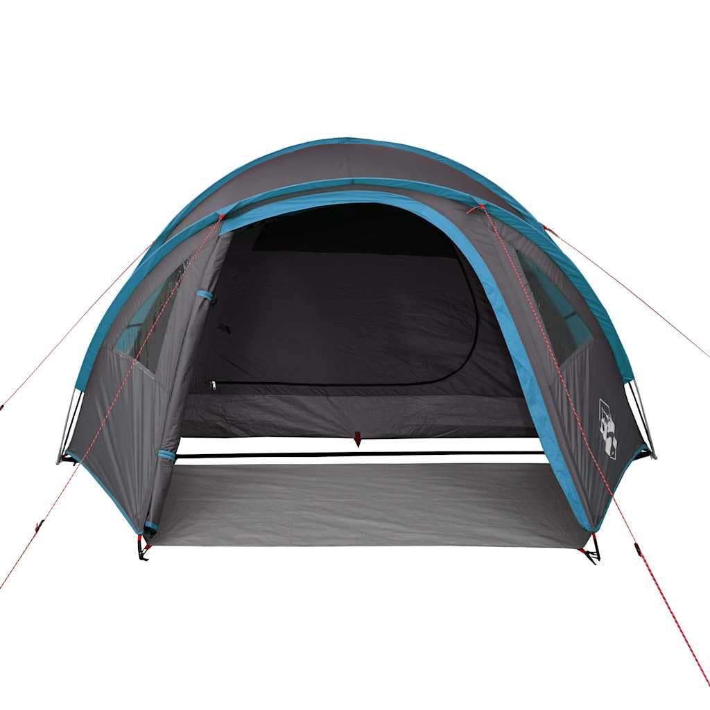 Genérico Tienda de campaña iglú para 4 Personas Impermeable Azul,Deportes,Actividades al Aire Libre,Camping y Senderismo,Tiendas de campaña-94350