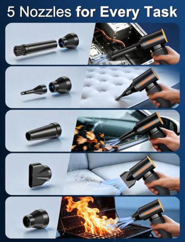 VASSON Cordless Electric Air Duster Compressed Air Blower - image 5