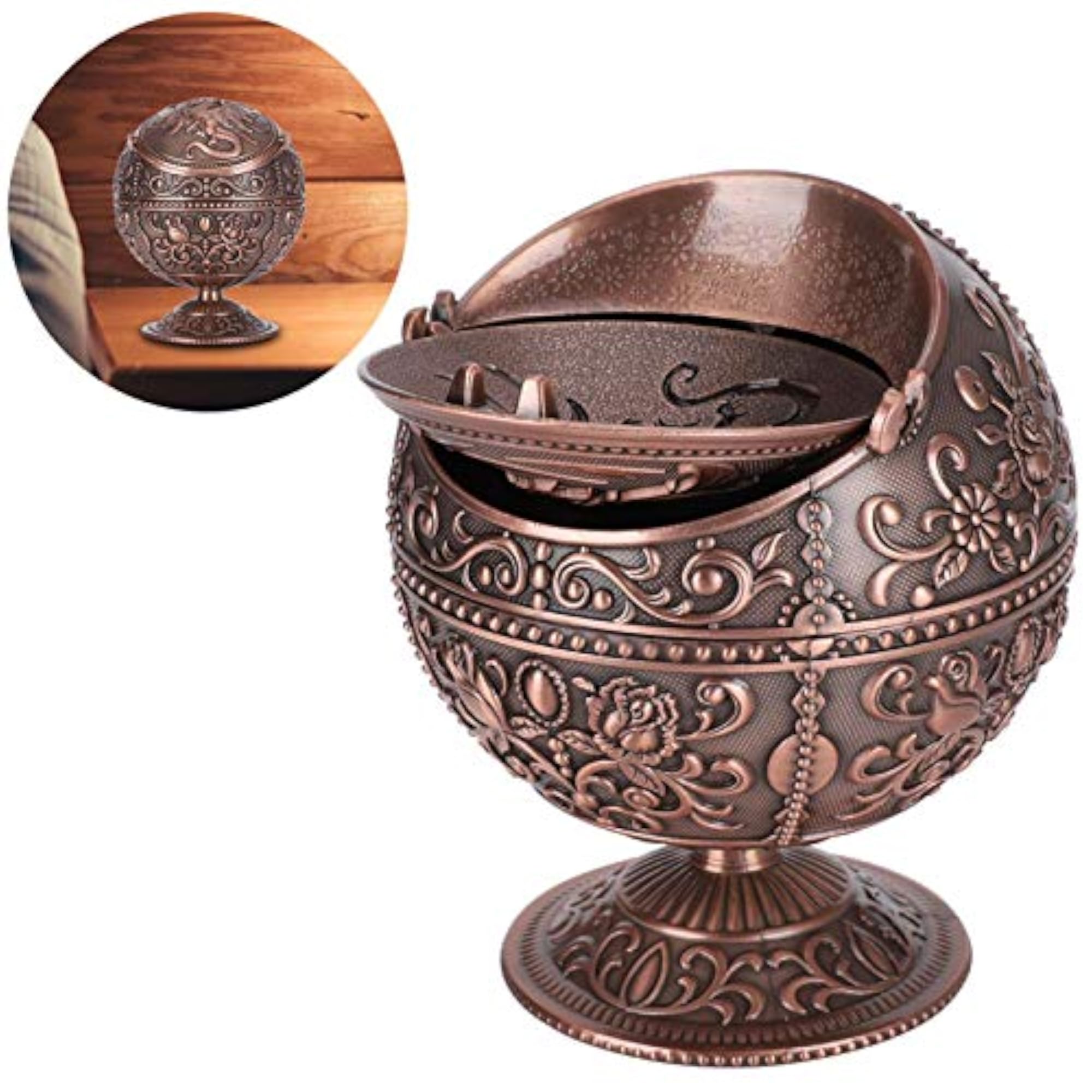 Vintage Practical Multi-Function Ashtray for Home