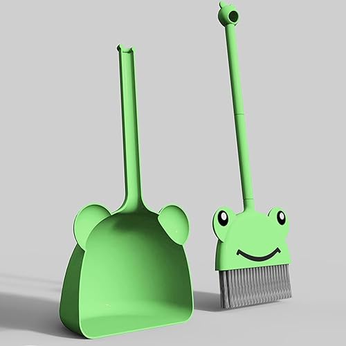 Miniatura 22 de Mini escoba con recogedor para niño I Juego de limpieza pequeño para niños, juego de simulación I juguetes de cocina para niños pequeños