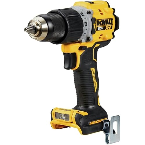 DEWALT 20V MAX Hammer Drill, 1/2", Cordless and Brushless, Compact With 2-Speed Setting, Bare Tool Only (DCD805B)
