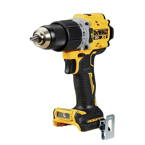 Taladro Martillo Inalámbrico DEWALT 20V MAX, 1/2", Sin Cable y Sin Cepillo, Compacto con 2 Configuraciones de Velocidad, Solo Herramienta Desnuda (DCD805B), Característica Especial Velocidad Variable