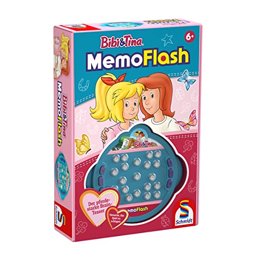 Schmidt Spiele 40616 Bibi und Tina, Memo Flash, Kinderspiel, bunt[Exklusiv...