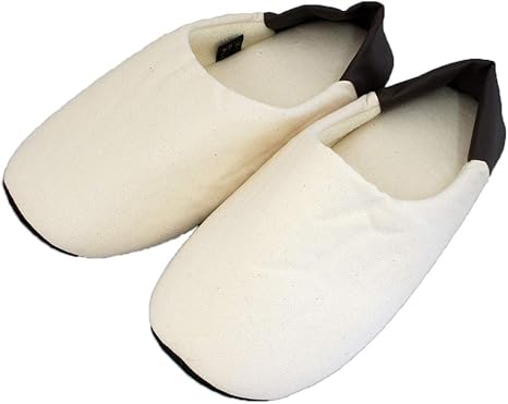 Amazon ルームシューズ メンズ レザーハンプバブーシュ Lサイズ 約26 5cmまで 日本製 洗える 静音 かっこいい ナチュラル スリッパ ハキハキ工房 Slippers By Creo スリッパ 通販