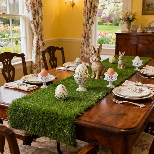 GLOBREEN Artificial Grass Table Runner 36 Inches for Golf Sport Themed Party Table Centerpiece Birthday Baby Shower by GLOBREEN - Image 2