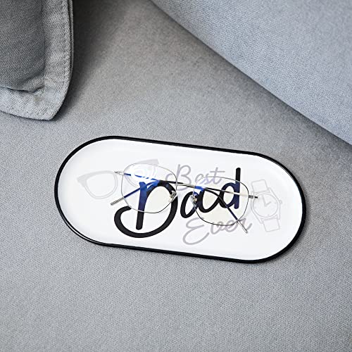 COLLECTIVE HOME - Metal Tray, Decorative Storage Dish for Glasses Rings Earrings Necklaces Bracelet Watch Keys and Other Small Accessories, Mother‘s Day Gift for Family (Dad) - Image 4