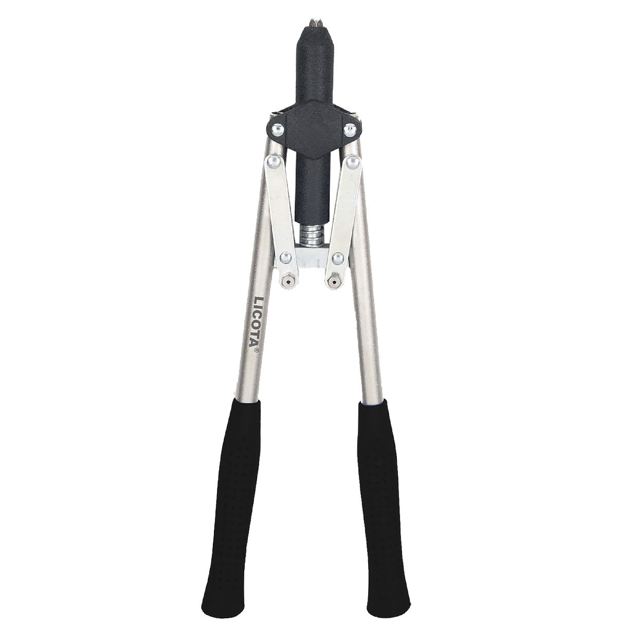 Professional hand lever riveter with 2 hands. Rivets: 2,4-3,2-4 - 4,8 mm workshop - LICOTA