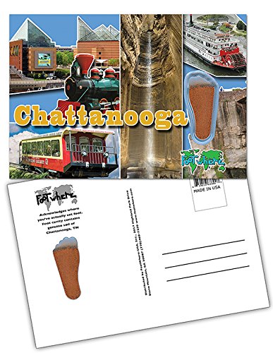 FootWhere Chattanooga, TN Postcard. Made in USA