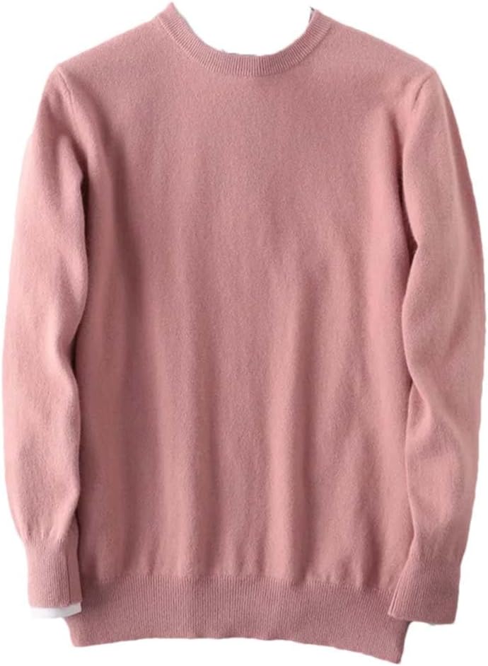 Men 100% Solid Wool Sweater O-Neck Warm Plus Size Pullover Solid Cashmere Knit Base Shirt