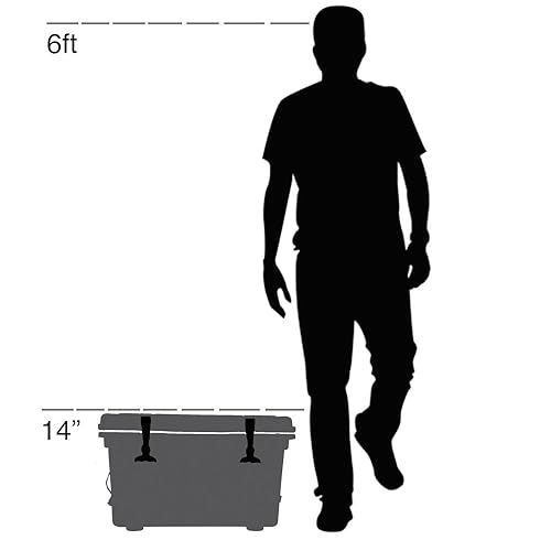 Miniatura 5 de Refrigeradora ORCA con mango de acero inoxidable con un agarre flexible único para que una persona la pueda llevar fácilmente