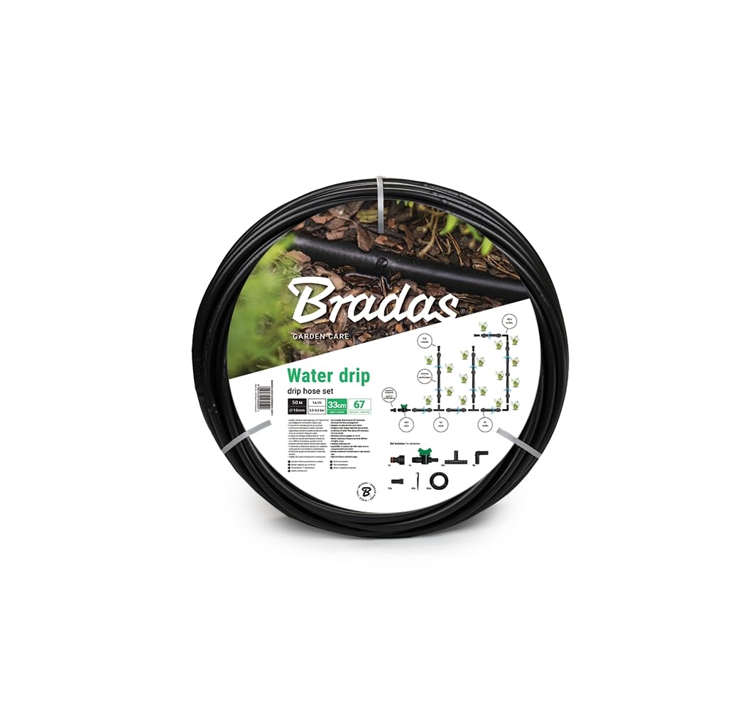 Bradas Wasser-Bewässerung Kit Water Drain Hose 50 Meters Kit