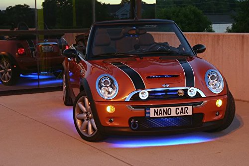 Blinglights Compatible Bmw Mini Cooper/S Grill Angel Eye Halo Fog Driving Lamps #TOP1