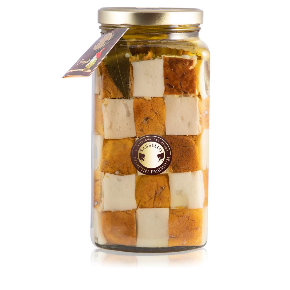 FUNGHI PORCINI A SCACCHIERA PREMIUM SOTT'OLIO D'OLIVA 2950 GR…