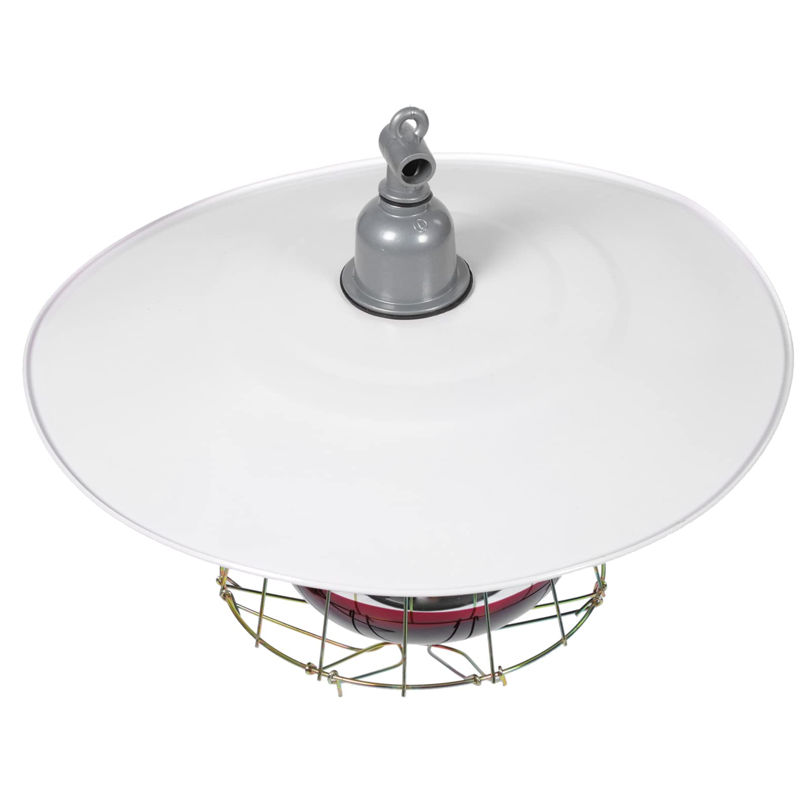 Lampada Riscaldante 275 Watt Supporto Metallico per Anatre e Pulcini