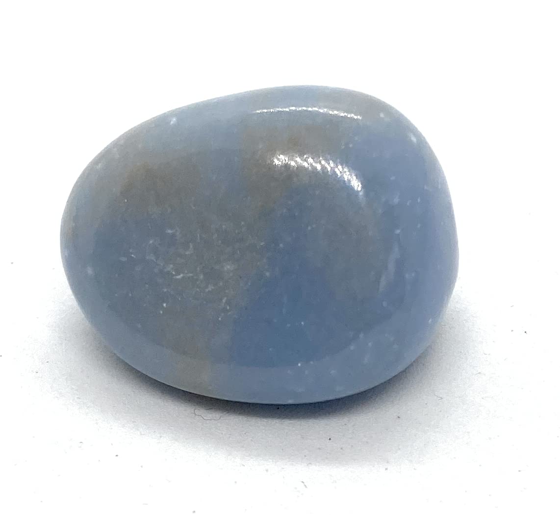 Angelite Crystal Large Tumbled Stone - 1 Pc