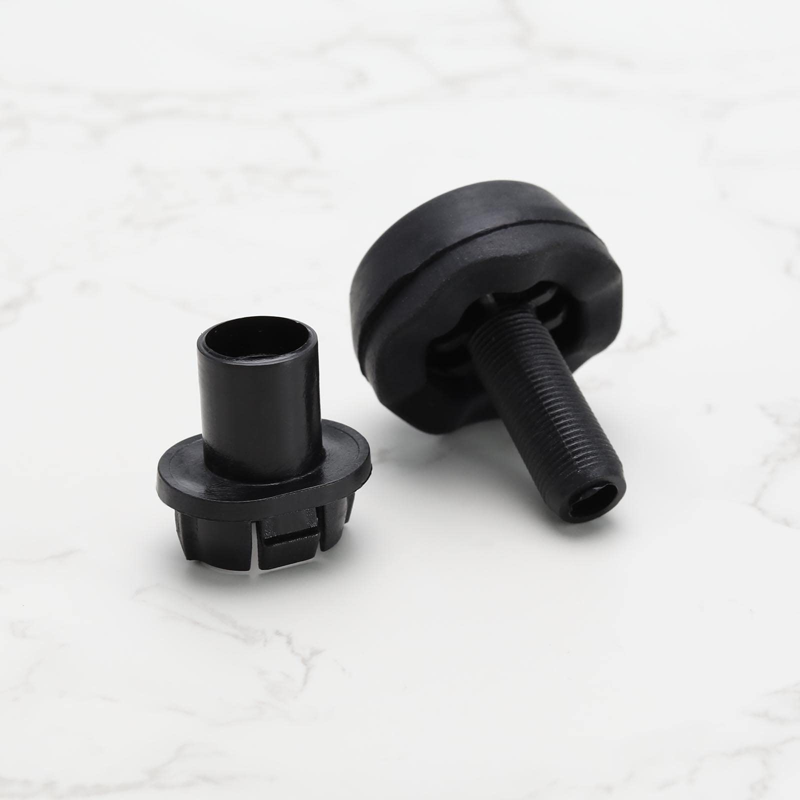 Paraurti in gomma per cuscino di arresto cofano di ricambio, compatibile con C-Max Edge Escape Focus Transit CV6Z16758A, nero